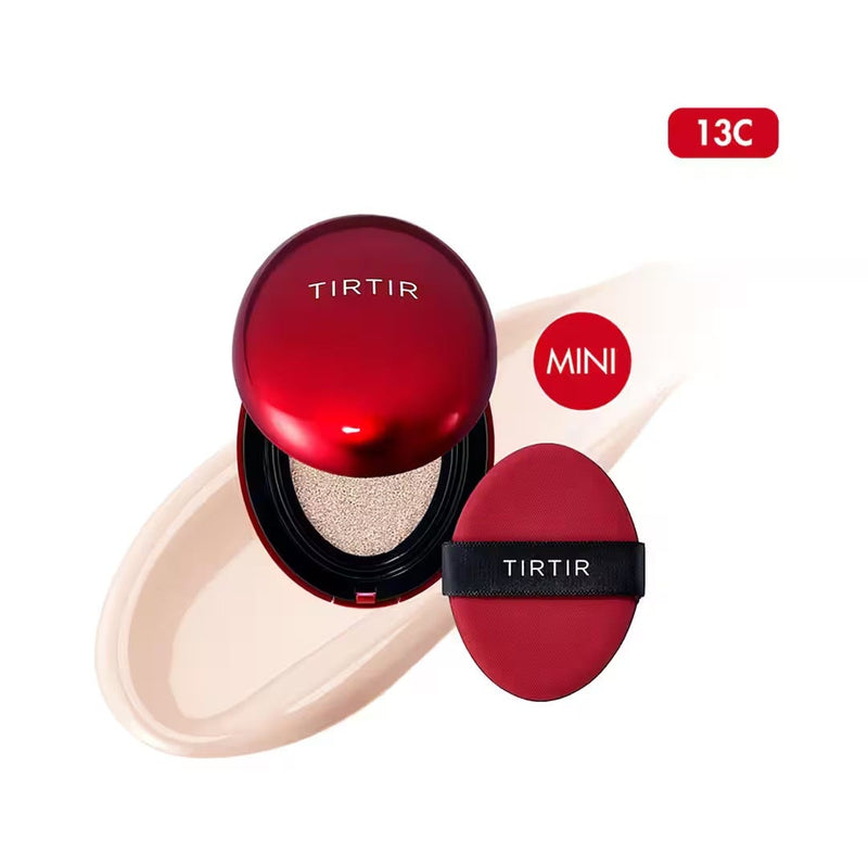 TIRTIR Mask Fit Red Mini Cushion Cream Foundation SPF 40 PA++ 13C Fair 4.5g