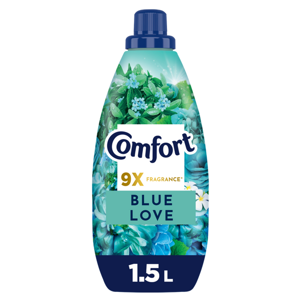 Comfort Concentrate Fabric Softener Blue Love Liquid Fresh Fragrance 1.5 L