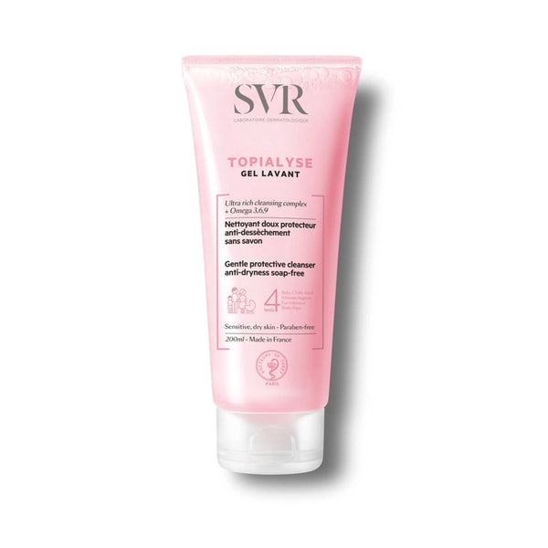 SVR Topialyse Cleansing Gel Gentle Face, Body, Hair and Intimate Wash 200 ml