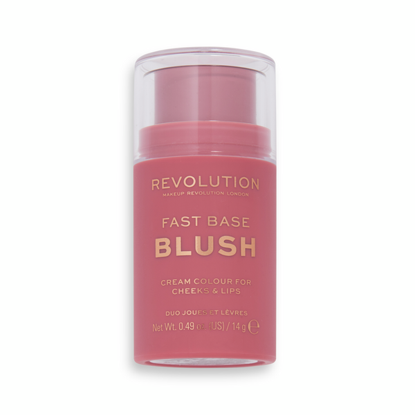 Revolution Fast Base Blush Stick Creamy Natural Finish Bare