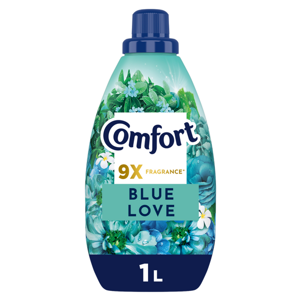 Comfort Concentrate Fabric Softener Blue Love Aromatic Fragrance 1L