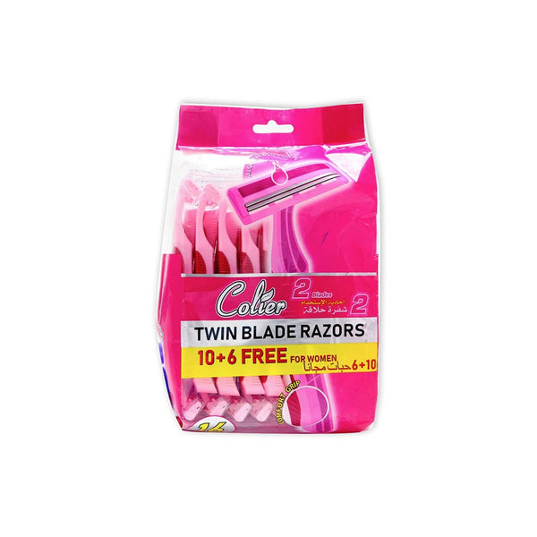 Colier Twin Blade Women's Razors with Moisturizing Strip