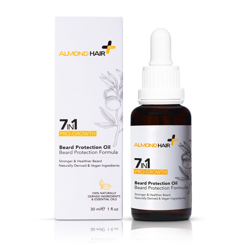 Almond Hair Beard Conditioning Oil Lightweight Herbal Blend Jojoba Castor Sweet Almond Oils
