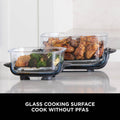 Ninja Crispi Portable Air Fryer Cooking System, CleanCrisp Glass Containers, 1.4L and 3.8L, Cyber Space FN101MEGY