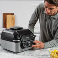 Ninja Foodi Health Grill Air Fryer AG301ME Electric 5-in-1 Grill, Air Fry, Roast, Bake and Dehydrate