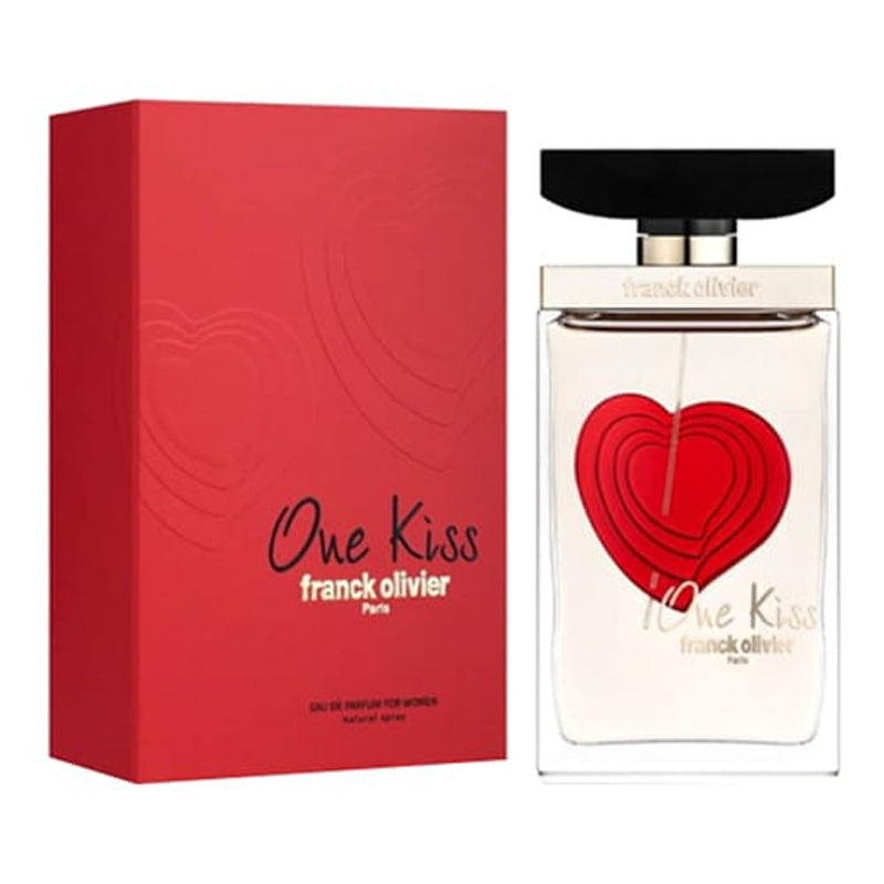 FRANCK OLIVIER One Kiss Eau de Parfum for Women, Floral Fruity, 75 ml