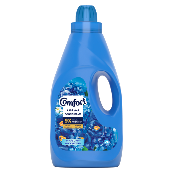 Comfort Concentrate Fabric Softener Liquid Iris & Jasmine 2L