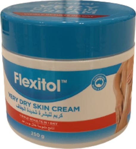 Flexitol Very Dry Skin Cream Moisturizing Formula with 12.5% Urea and 1% Dimethicone 250g