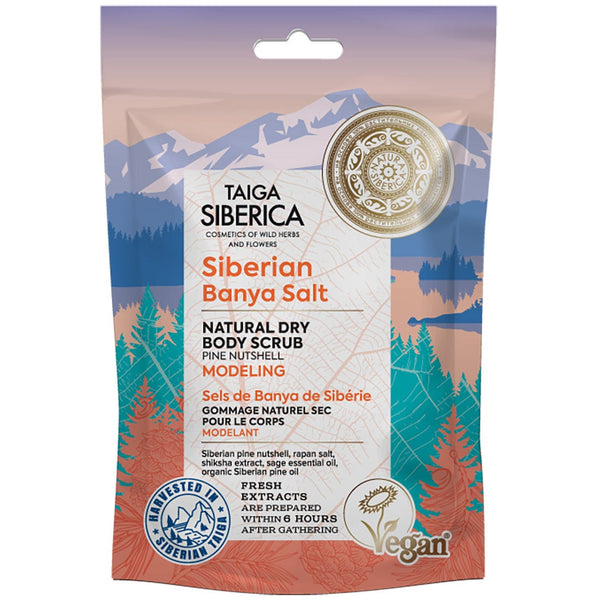 Natura Siberica Dry Body Scrub Modeling Salt & Pine Shell Exfoliant 250 g
