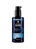 Schwarzkopf Gliss Moisture Night Elixir Leave-In Hair Treatment for Normal to Dry Hair, 100ml