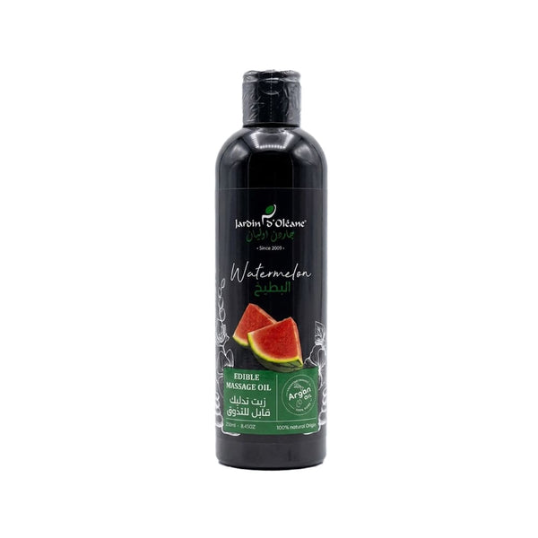 Jardin d'Oleane Watermelon Tasting Massage Oil Argan Oil 250ml