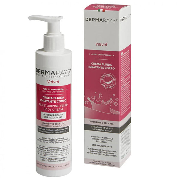 Dermarays Velvet Moisturizing Fluid Body Cream 250 ml