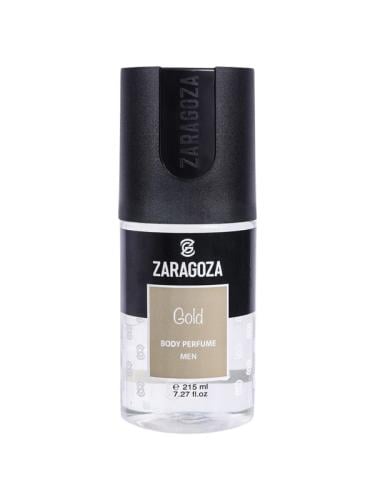 Zaragoza Gold Body Spray for Men, Bergamot and Grapefruit Fragrance, 215 ml
