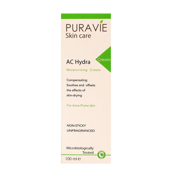 Puravie AC Hydra Cream Moisturizer Panthenol Oat Extract 100 ml