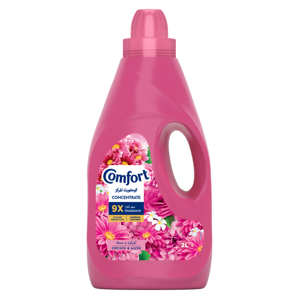 Comfort Concentrate Fabric Softener Liquid Orchid & Musk 2 L