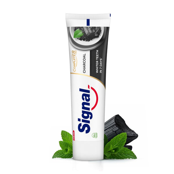Signal Complete 8 Nature Elements Charcoal Toothpaste Zinc Mineral 75ml