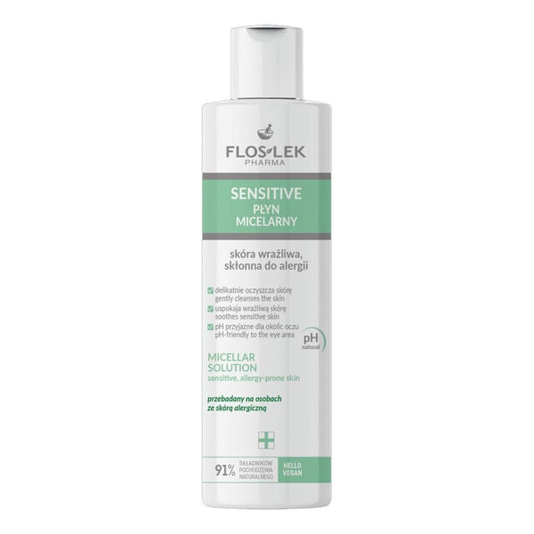 Floslek Sensitive Skin Micellar Solution Gentle Makeup Remover 225 ml
