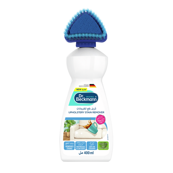 Dr. Beckmann Upholstery Stain Remover Liquid with 2-in-1 Brush Head 400ml