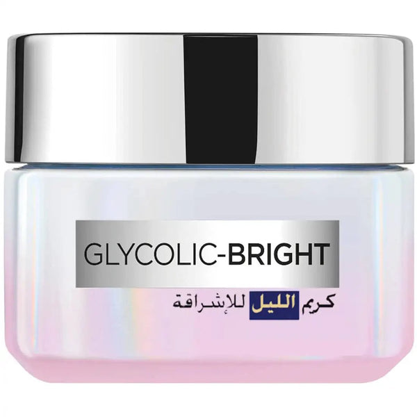L'Oreal Paris Glycolic-Bright Night Cream, Glycolic Acid and Vitamin E