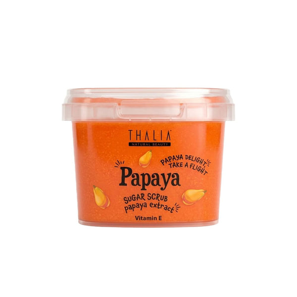 Thalia Natural Sugar Body Scrub Papaya Extract Vitamin E 400ml
