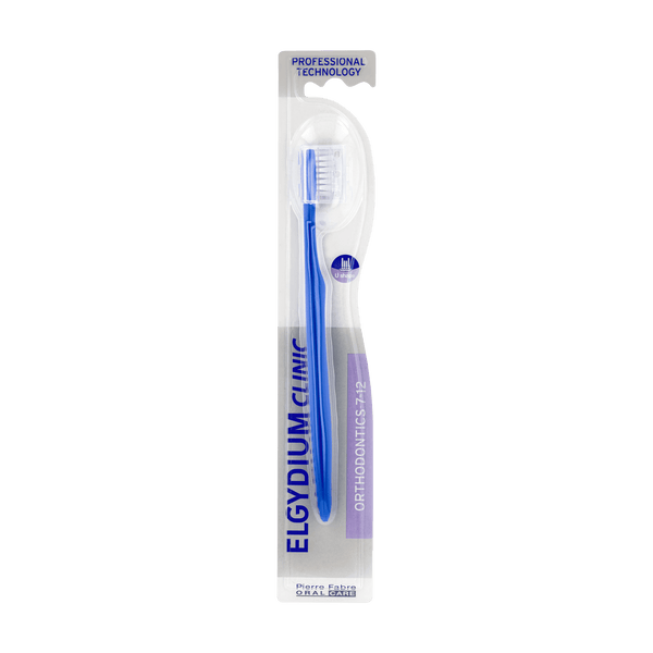 Elgydium Orthodontics Toothbrush Soft U-Cut Bristles Ages 7 to 12