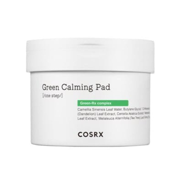 COSRX One Step Green Hero Calming Pad Pre-Soaked Green Tea Facial Cleansing Pads