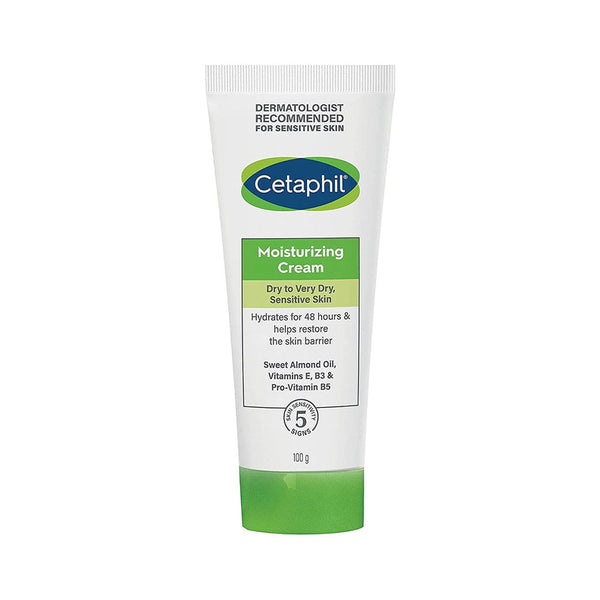 Cetaphil Moisturizing Cream Face and Body, Niacinamide Panthenol Glycerin, Fragrance-Free, 100 g