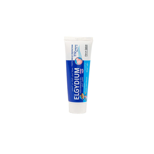 Elgydium Junior Bubble Gum Toothpaste Gel with Fluorinol for Children 50 ml