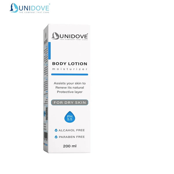 Unidove Body Lotion Moisturizing Fast-Absorbing Formula 200 ml