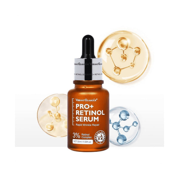 Vibrant Glamour Professional Retinol Face Serum, Moisturizing Skin Care, 30 ml