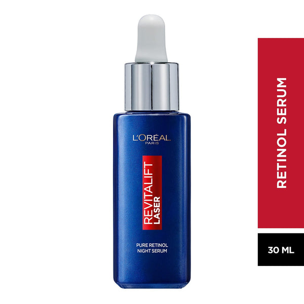 L'Oreal Paris Revitalift Laser Pure Retinol Night Serum, 0.3% Retinol, 30ml