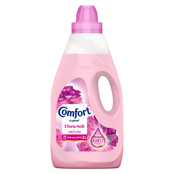 Comfort Flora Soft Fabric Softener Liquid Encapsulated Perfume Technology 2 L