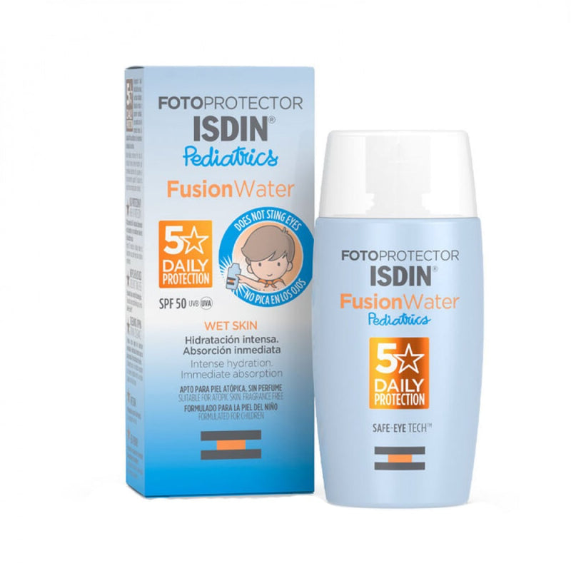 ISDIN Fotoprotector Fusion Water SPF 50+ Pediatrics Titanium Dioxide 50 ml