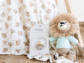 FRIGG Rope Baby Pacifier Silicone 6-18 Months Cream/Sage 2-Pack