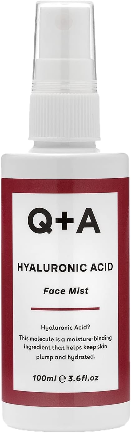 Q+A Hyaluronic Acid Face Mist Hydrating Facial Spray 100ml