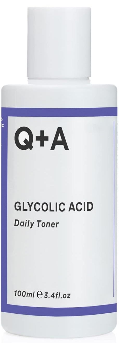 Q+A Glycolic Acid Daily Toner Liquid Exfoliant 100ml