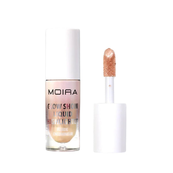 Moira Glow Show Liquid Highlighter Radiant Finish Vitamin E Champagne Delight 003