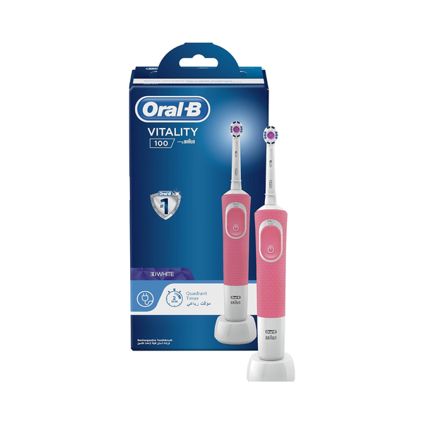 Oral-B Rechargeable Electric Toothbrush Rotating Action Multiple Cleaning Modes with Charging Base