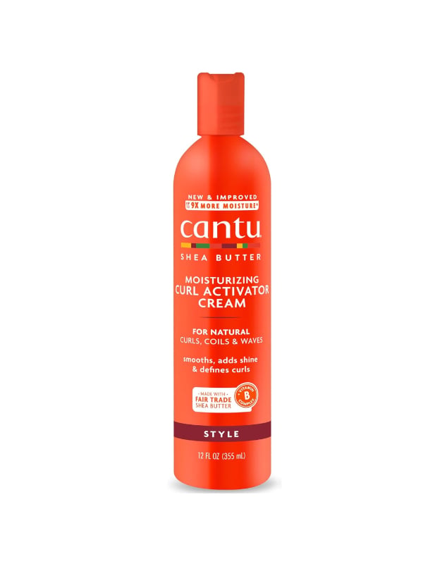 Cantu Shea Butter Curl Activator Moisturizer Curl Cream, Leave-In, 355 ml