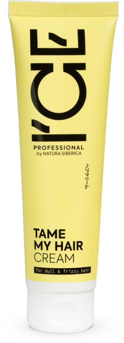Ice Tame My Hair Straightening Cream Heat & Humidity Protection Frizzy Hair 100ml