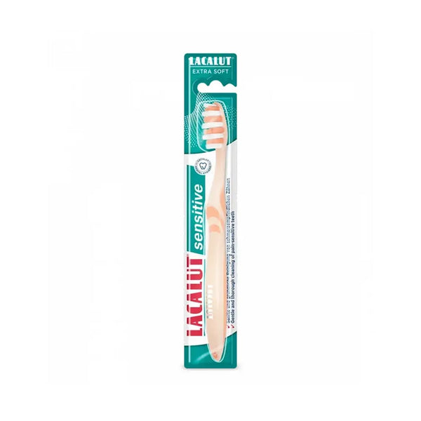 Lacalut Sensitive Extra Soft Toothbrush Rounded Wave Bristles Assorted Colors 1 Piece