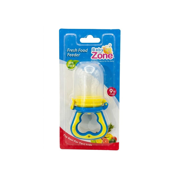 Baby Zone Fresh Food Feeder Pacifier, Mesh or Silicone Nipple, 9+ Months, Multicolor