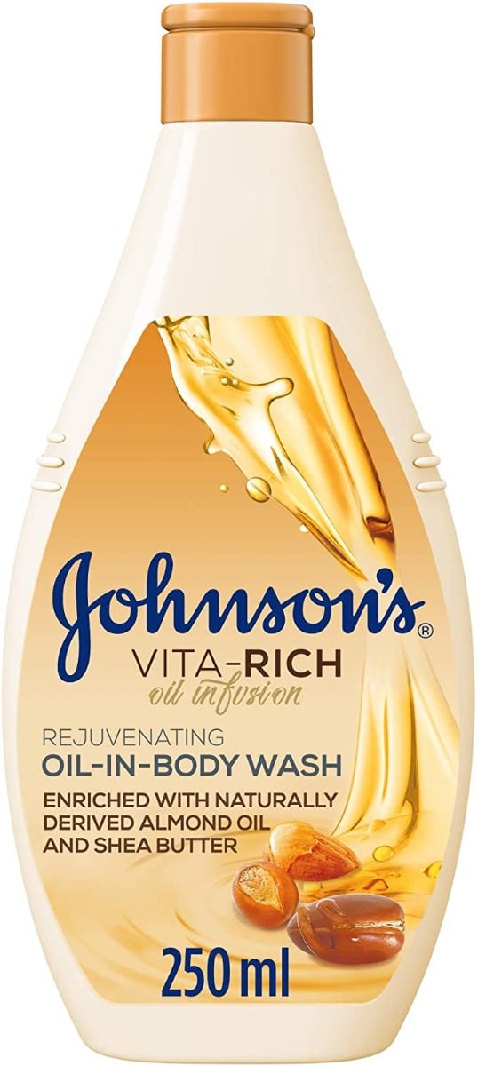 Johnson Vitarich Oil Infusion Body Wash, Rich Oil Formula, Refreshing Scent