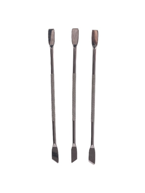 Salon System Professional Pedicure Tool Set, 3-Piece Metal Nail Care Kit
