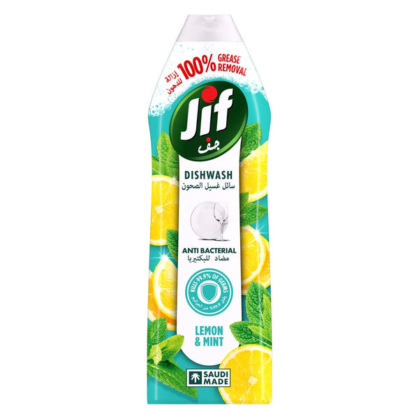 Jif Antibacterial Dishwashing Liquid Lemon & Mint 750 ml