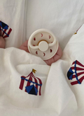 FRIGG Moon Phase Natural Rubber Pacifiers 6-18 Months Cream/Croissant 2 Pack