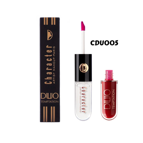Character Dew Amitation Two-Step Liquid Lipstick and Lip Gloss CDU005