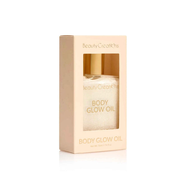 Beauty Creations Body Glow Oil Lightweight Shimmer Body Oil Champagne