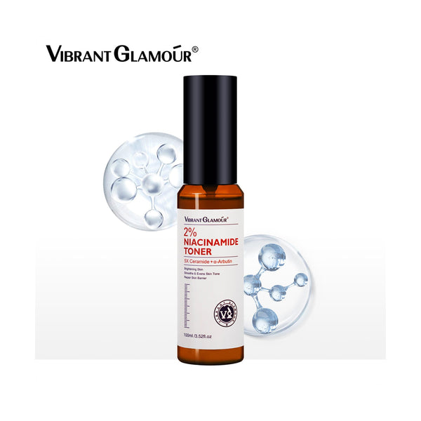 Vibrant Glamour 2% Niacinamide Face Toner with 5X Ceramide, Brightening, 100 ml