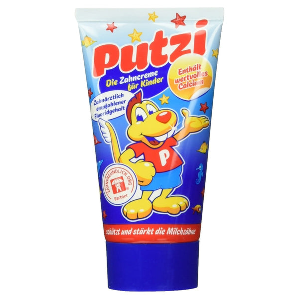 Silica Putzi Children Toothpaste Tutti Frutti Flavor with Calcium